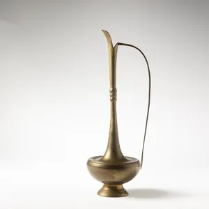 Solid Brass Pitcher from India - 12