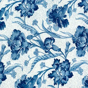 Surface Fabric: Blue Flowers Fabric, tablecloth, fabric, surface, wallpaper - 22