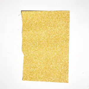 Wallpaper Remnant 1970s Shades of Yellow and Green Textured