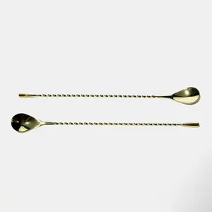  Barfly Teardrop Bar Spoon  Shiny  Gold