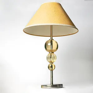 Housewares Lamp: Venini Style Decorative Bauble Table Lamp Silver Base