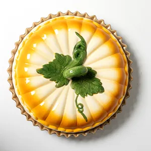 Decorative Pumpkin Shaped Pie Plate Keeper Bakeware