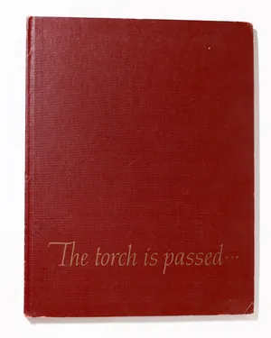 Book 1963 JFK Memorial Commemorative Hardcover Book Vintage