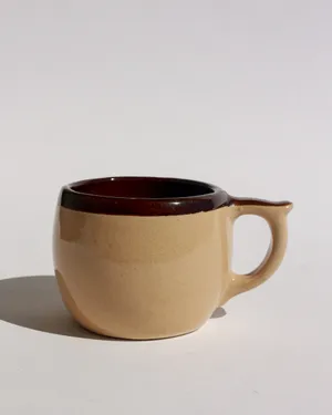 Vintage Mid-Century Stoneware Diner Mug Ceramic