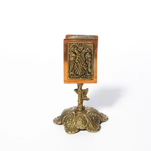 Antique Brass Matchbox Holder Byantine Matchbox Holder, O;ld Fashioned Matchbox - 4.5