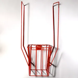 Red Wire Mid-Century Modern Metal Tennis Ball Retriever, Sports, Game