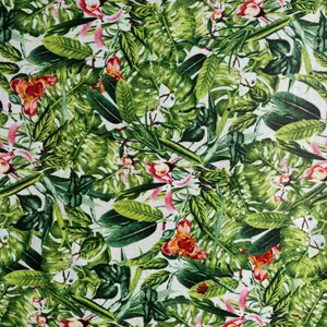Fabric Very Detailed Plants and Flowers - 3' x 3.5'