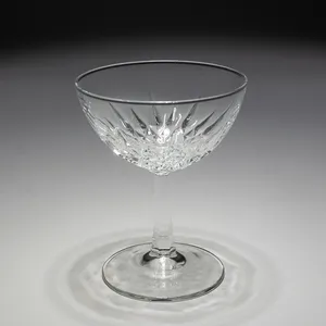 Crystal Champagne/Tall Sherbet Diamant by CRISTAL D'ARQUES-DURAND. FS
