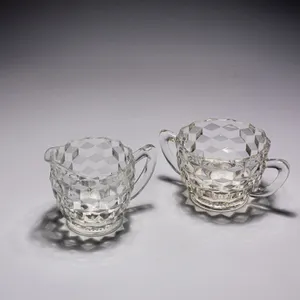 Fostoria Set Sugar and Creamer - cream 2.5