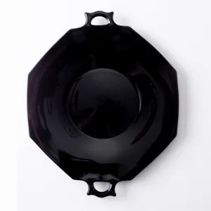 All Black Serving Tray 12.75