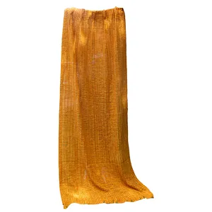 Woven 1970s Two Tone Orange up to 4 vintage narrow curtain panels, sheer vintage curtains, decorative curtains, bedroom curtain panels, Original Brass Hanging hardware