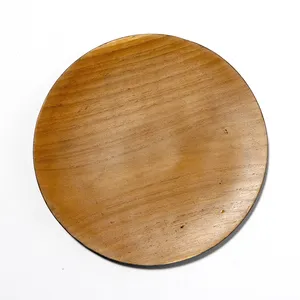 Chestnut Colored Lightweight Plate Salad, Appetizer, Dessert Plate