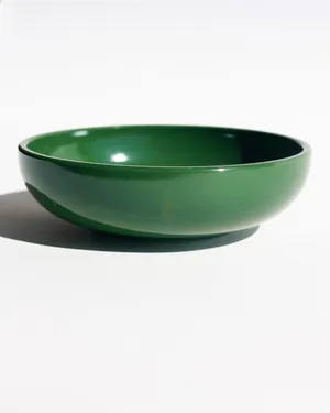Vintage Hazel Atlas Green Platonite Bowl 1940s 1950s