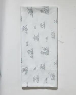 Cottagecore Mushroom Botanical Print Cotton Bedding Pillowcase