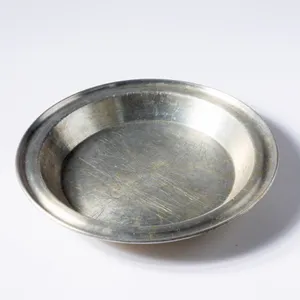 Silver Pie Plate Vintage Nordicware Pie Plate No Drip Edge - 11