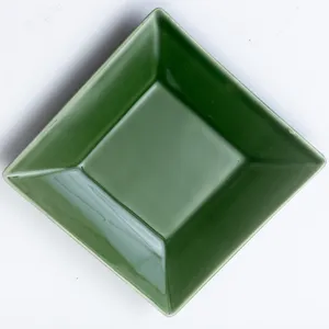 Square Jade Bread Plate - 1