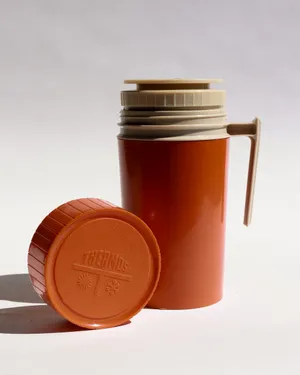 Vintage ORANGE THERMOS Camping, Hiking, Outdoors, Scouts