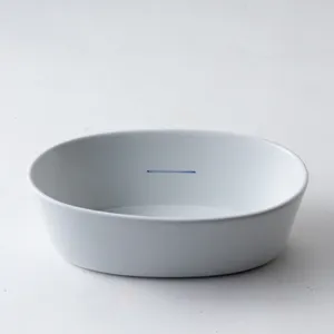Long White Oval Bowl Wilkie New Bone Porcelain Pie Dish