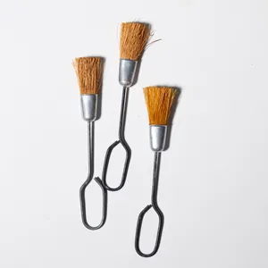 Basting Brush BBQ Metal Handle Bristle Basting Brush