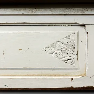 Surface Closet Door with Flower Carving - 2.5' x 14