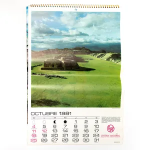 Vintage 1981 Calendar from Mexico