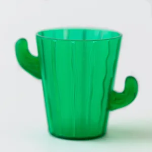 Plastic Cactus Shot Glass - 2.5