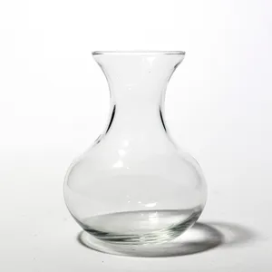 Small Clear Smooth Bud Vase 