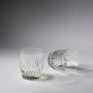 Crystal Rocks Glass with Etching - 3.25