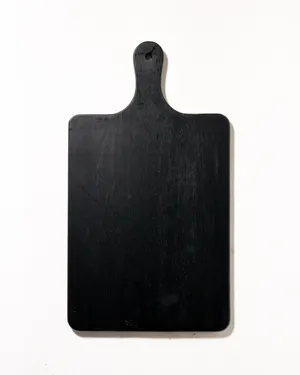 Matte Black Paddle Cutting Board Rustic Modern