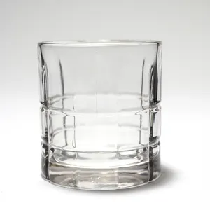 Anchor Hocking Manchester Tartan Clear Rocks Glass - 3.5