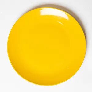 Dishes Stoneware Royal Norfolk Solid Yellow Dinner Plate