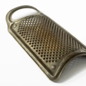 Antique Cheese Grater Metal Patina - 9.5