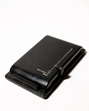 Vintage GBC Bates Rotary Card File Address Organizer, Address Book, Flip, Metal