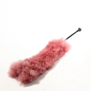 Long Pink Dust Wand Duster