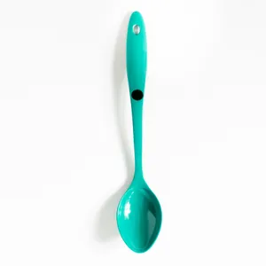 Turquoise Plastic Serving Spoon - 13.5