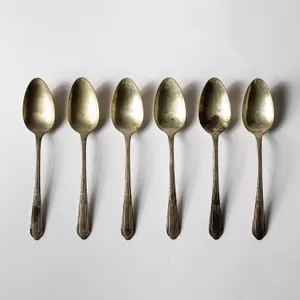 Large Silver Spoons - 7.5