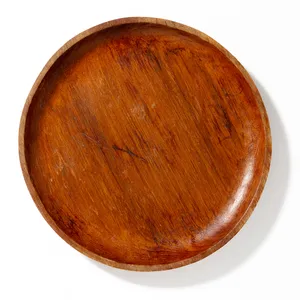 Antique Solid Wood Bread Board, plate