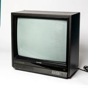 Housewares Television: Toshiba Vintage Black Stripe CRT TV  works -  19.5