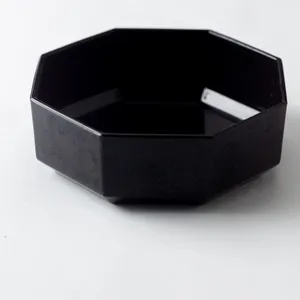 Black Octagon Bowl 5.75