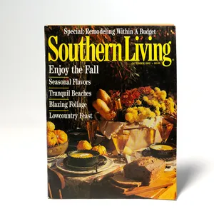 Classic Magazine - Southern Living October 1992 Cover Thanksgiving Inspired Tablescape - 10.75