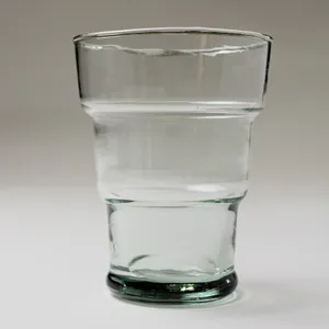 Clear with a Hint of Green Glass with 3 Tiers - 4.5