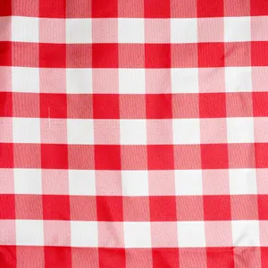 Red Checkered Table Cloth - 104