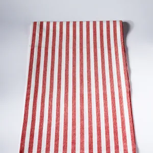 Red and White Striped Table runner