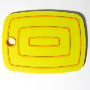 Core Grip Stripe Orange and Green Small Cutting Board