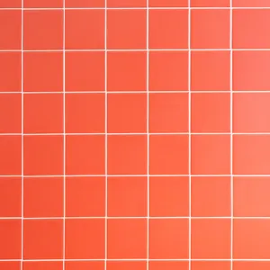 Coral 4x4 tile with White Grout, Tabletop Photography Surface
