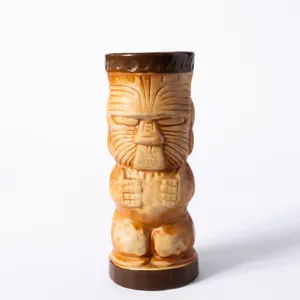 Ceramic Tiki Cup Opaque - 7.25