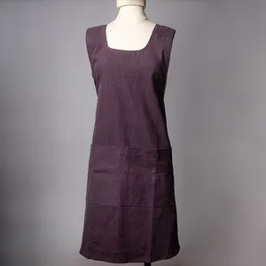 Wrap Around Purple Smock Apron