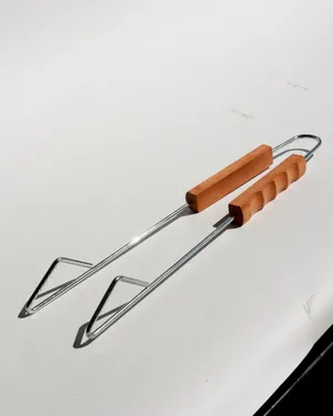 Barbecue Finger Grip Tongs BBQ