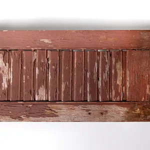 Red Maroon Vintage Weathered Window Shutter Riser, Decor
