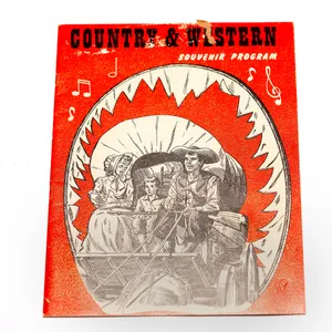 Country & Western Souvenir Program Red with a Black illustration Vintage Magazine - 11